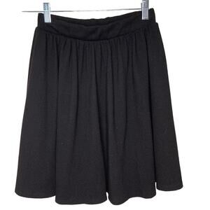 Au Fond Women's Black Mini Skater Skirt Size Small